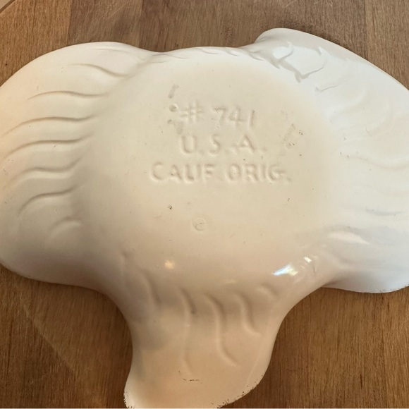 SOLD- Vintage MCM Atomic Starburst Design Dish Gift California Original #741 - Picture 12 of 16